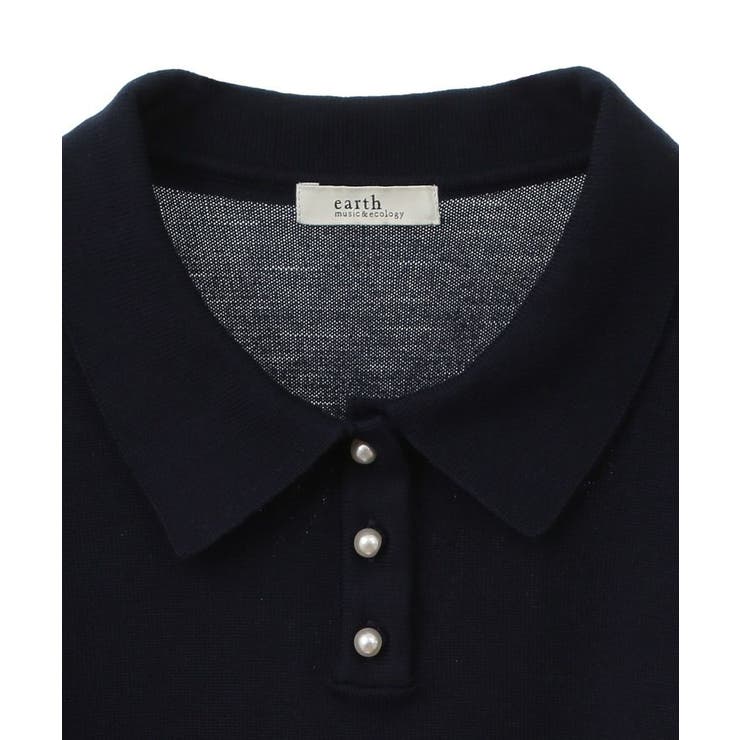 パールボタンニットプルオーバー | earth music&ecology  | 詳細画像20 