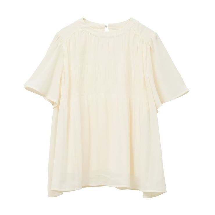 マジョリカプリーツ半袖ブラウス | earth music&ecology  | 詳細画像43 