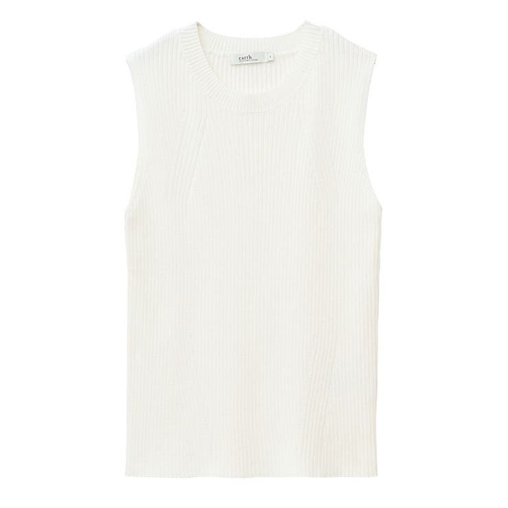 ランダムリブノースリーブニット | earth music&ecology  | 詳細画像46 