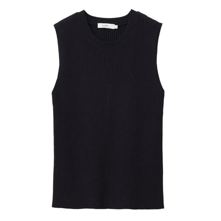 ランダムリブノースリーブニット | earth music&ecology  | 詳細画像48 