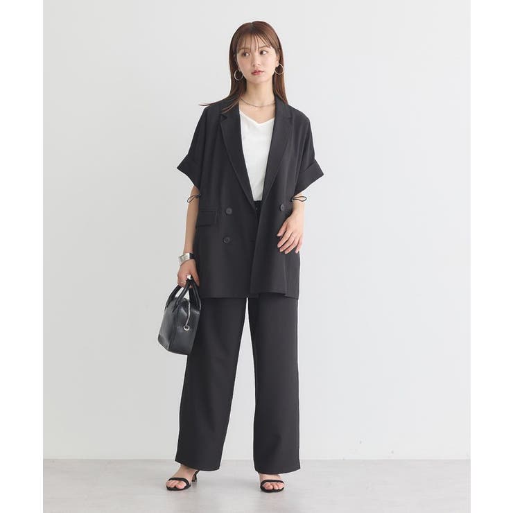 半袖サイドドロストジャケット | earth music&ecology  | 詳細画像15 