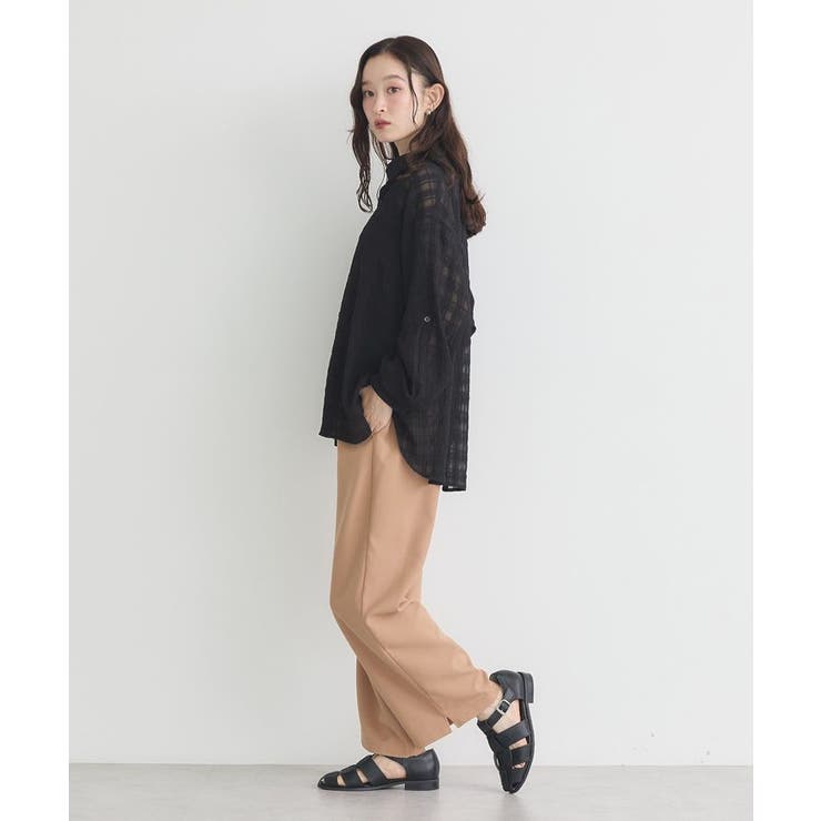 リラックスワイドパンツ | earth music&ecology  | 詳細画像22 