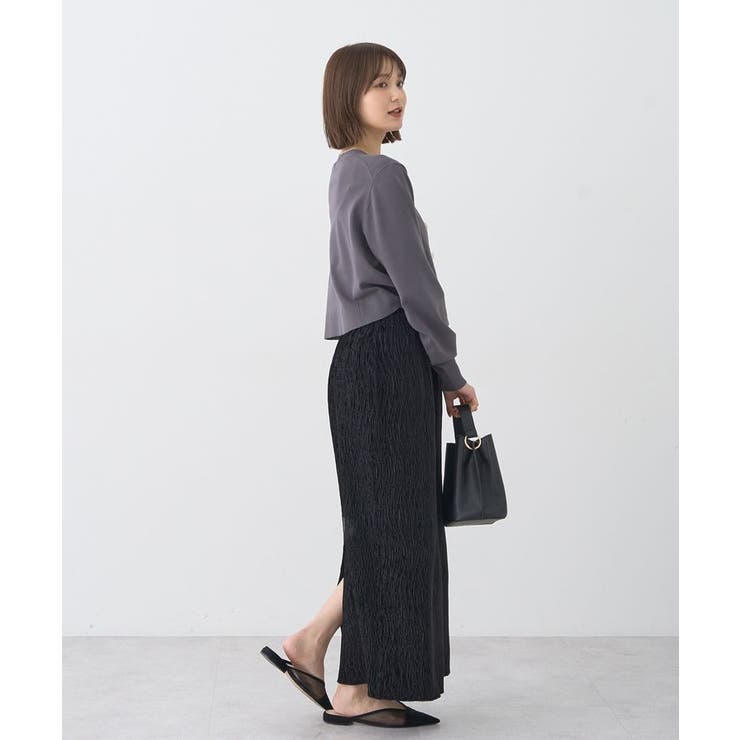 ロゴ刺繍カーディガン | earth music&ecology  | 詳細画像21 