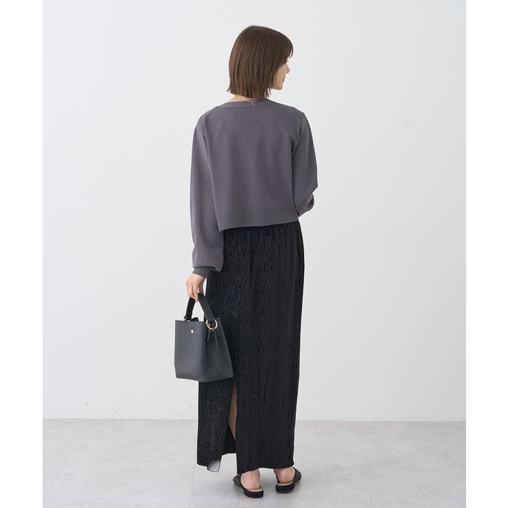 ロゴ刺繍カーディガン | earth music&ecology  | 詳細画像22 