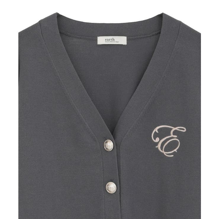 ロゴ刺繍カーディガン | earth music&ecology  | 詳細画像31 