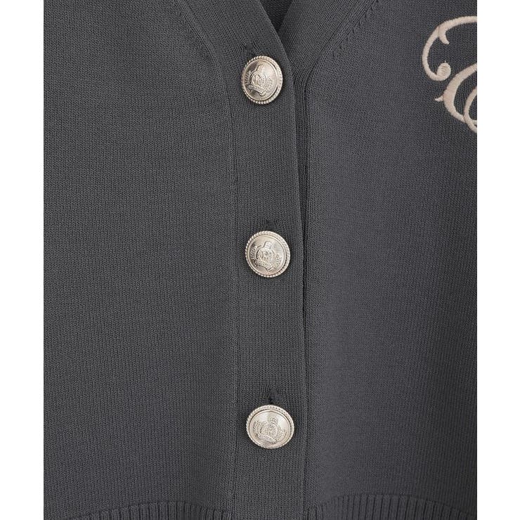 ロゴ刺繍カーディガン | earth music&ecology  | 詳細画像35 