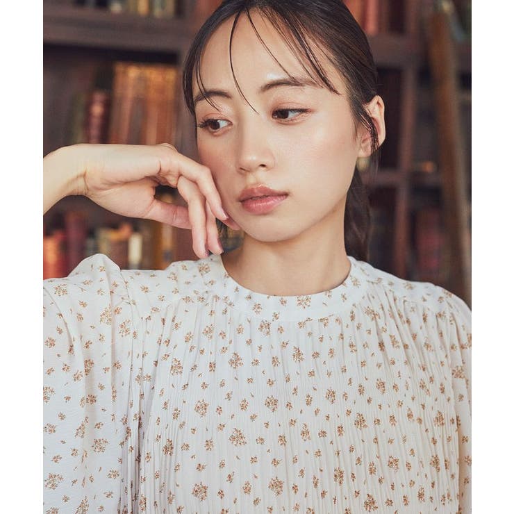 マジョリカプリーツ半袖ブラウス | earth music&ecology  | 詳細画像6 