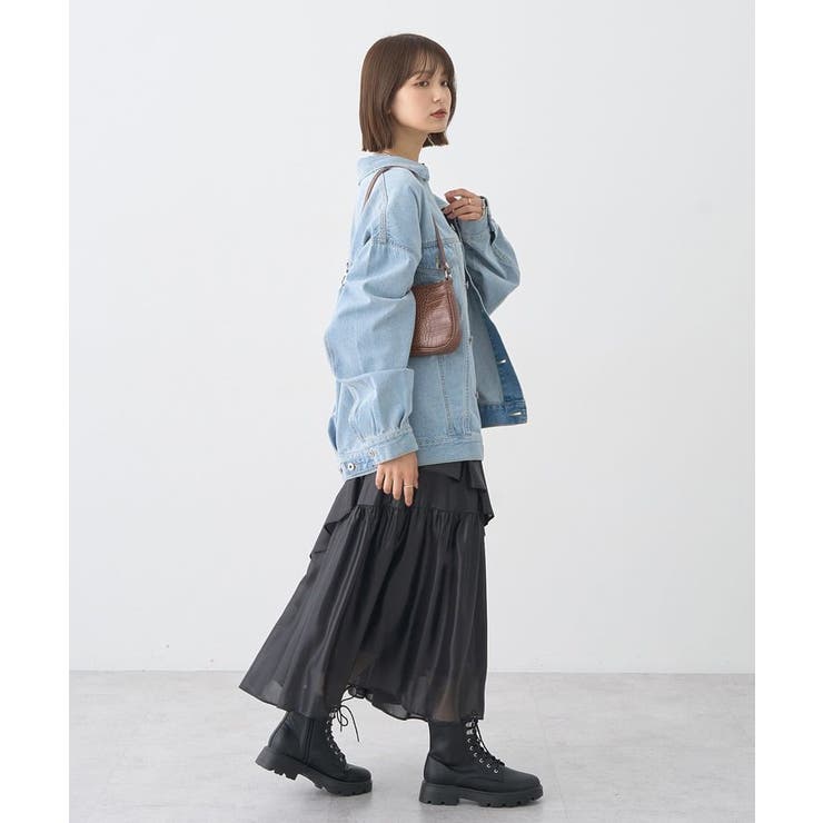 ラメテレコボートネックプルオーバー | earth music&ecology  | 詳細画像7 