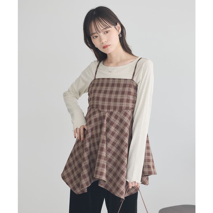 ラメテレコボートネックプルオーバー | earth music&ecology  | 詳細画像12 