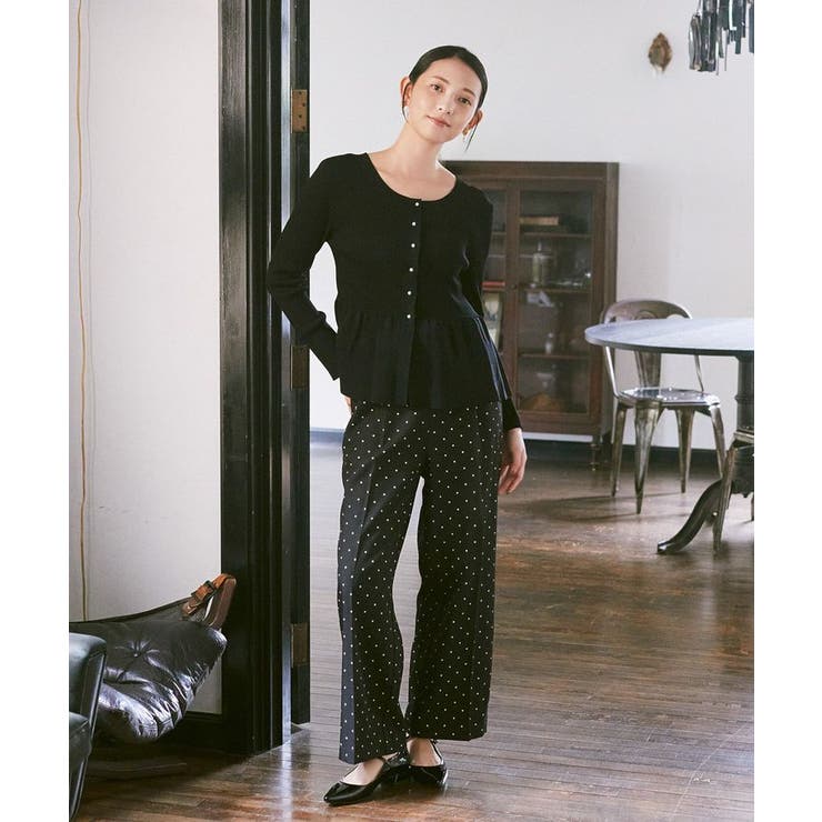 ペプラムニットカーディガン | earth music&ecology  | 詳細画像10 