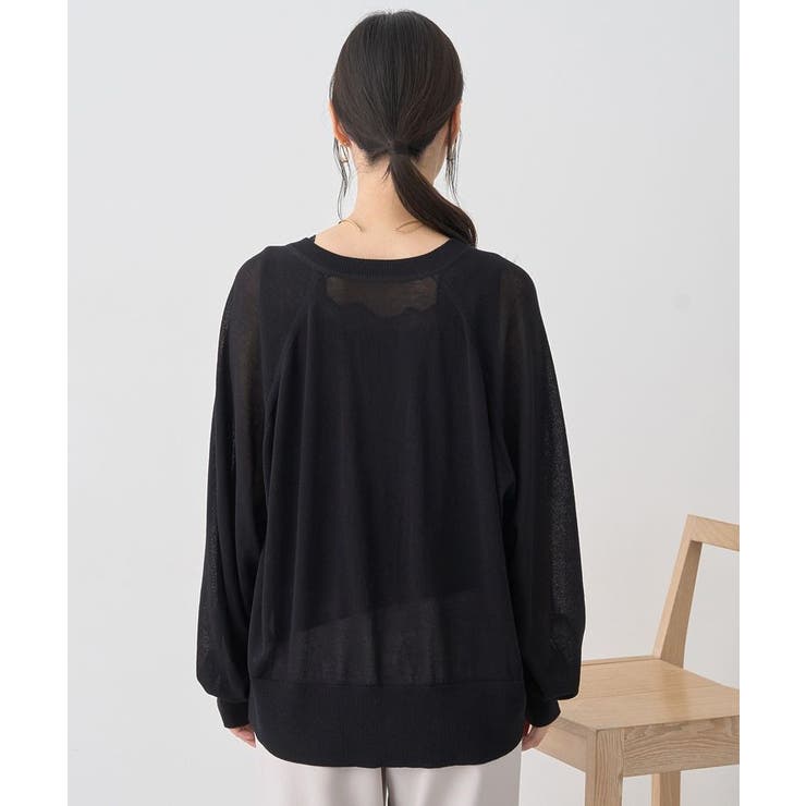 キーネックシアーカーディガン | earth music&ecology  | 詳細画像26 