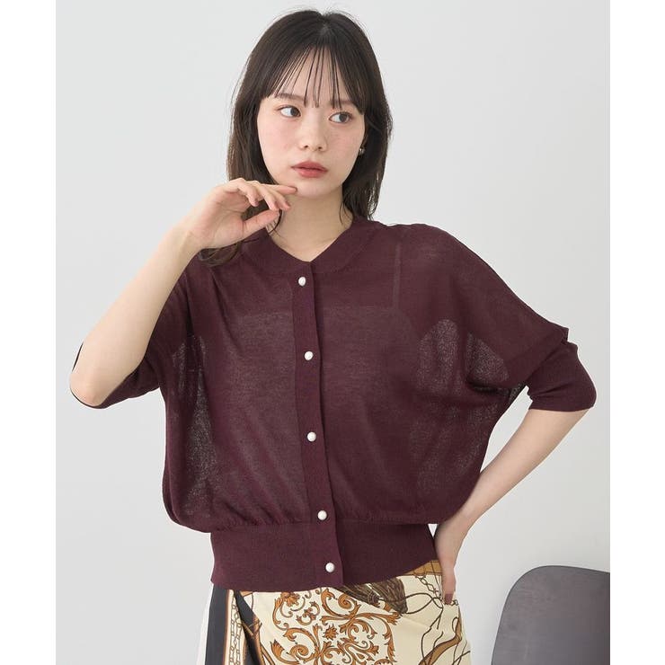 シアードルマンカーディガン | earth music&ecology  | 詳細画像8 