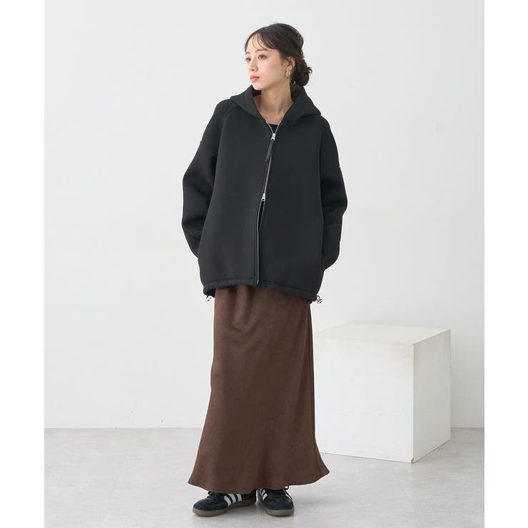 ストレッチサテンスカート | earth music&ecology  | 詳細画像15 