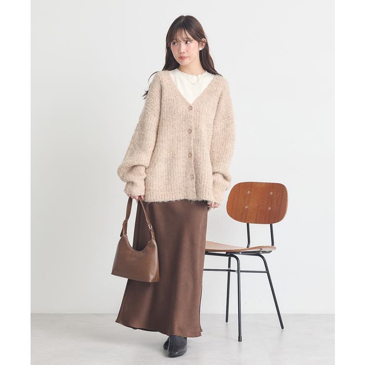 ストレッチサテンスカート | earth music&ecology  | 詳細画像33 