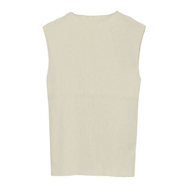 ランダムリブボトルネックノースリーブニット | earth music&ecology  | 詳細画像37 