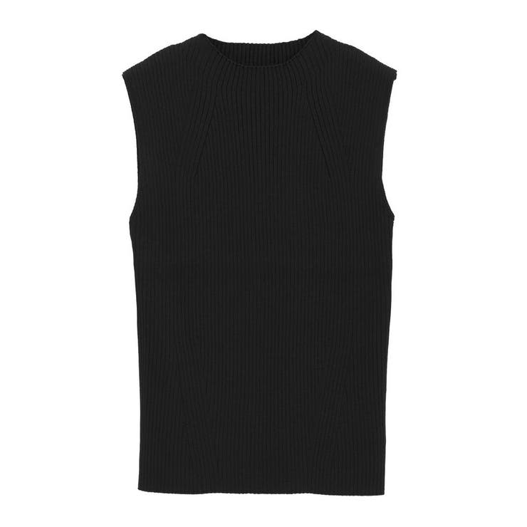 ランダムリブボトルネックノースリーブニット | earth music&ecology  | 詳細画像38 