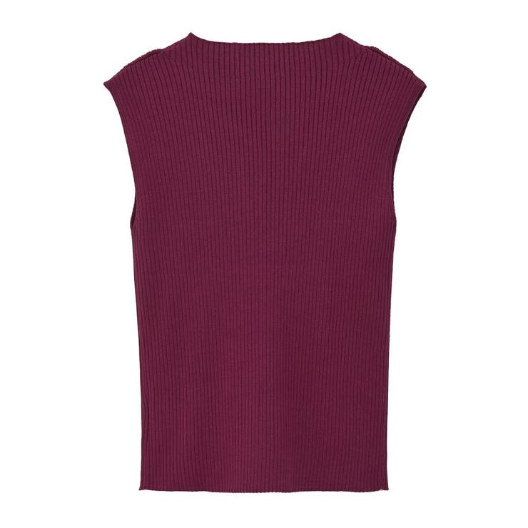 ランダムリブボトルネックノースリーブニット | earth music&ecology  | 詳細画像28 