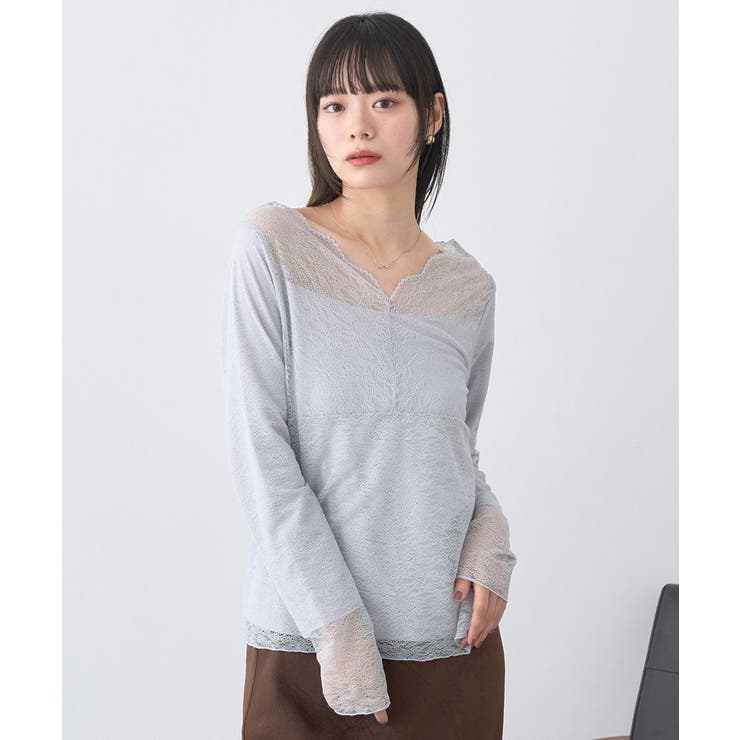 あったかフェミニンインナー(2wayネック) | earth music&ecology  | 詳細画像2 