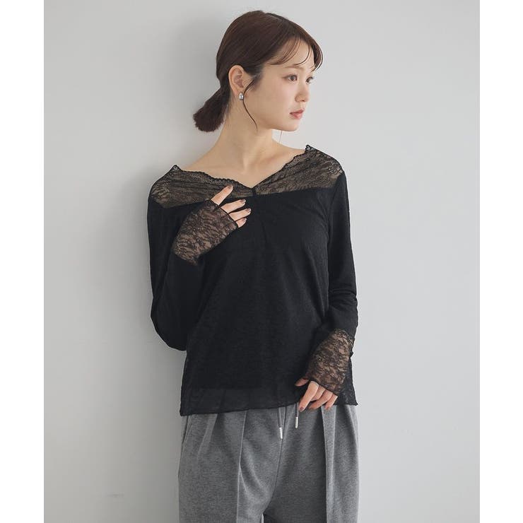 あったかフェミニンインナー(2wayネック) | earth music&ecology  | 詳細画像22 