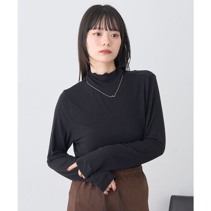 あったかフェミニンインナー(シアーハイネック) | earth music&ecology  | 詳細画像17 