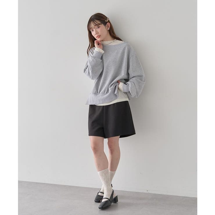 あったかフェミニンインナー(シアーハイネック) | earth music&ecology  | 詳細画像32 