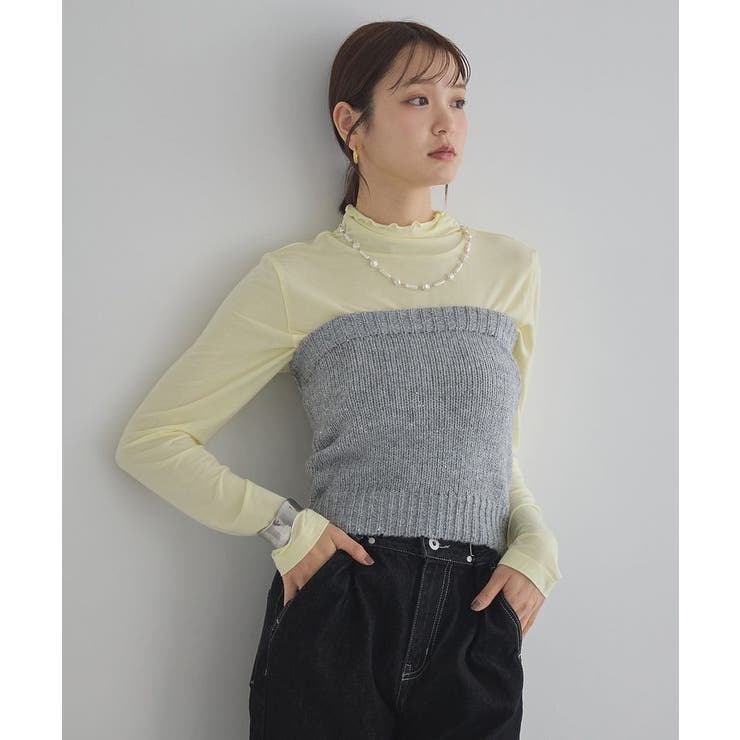 あったかフェミニンインナー(シアーハイネック) | earth music&ecology  | 詳細画像37 