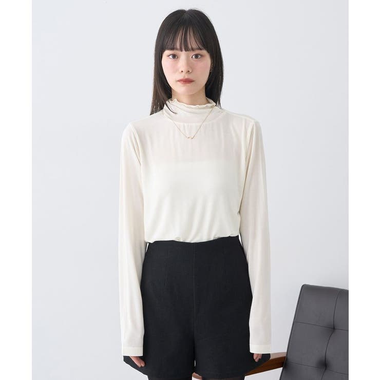 あったかフェミニンインナー(シアーハイネック) | earth music&ecology  | 詳細画像52 