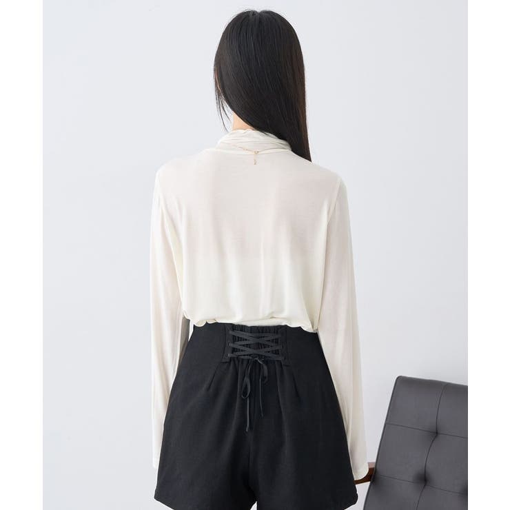 あったかフェミニンインナー(シアーハイネック) | earth music&ecology  | 詳細画像54 