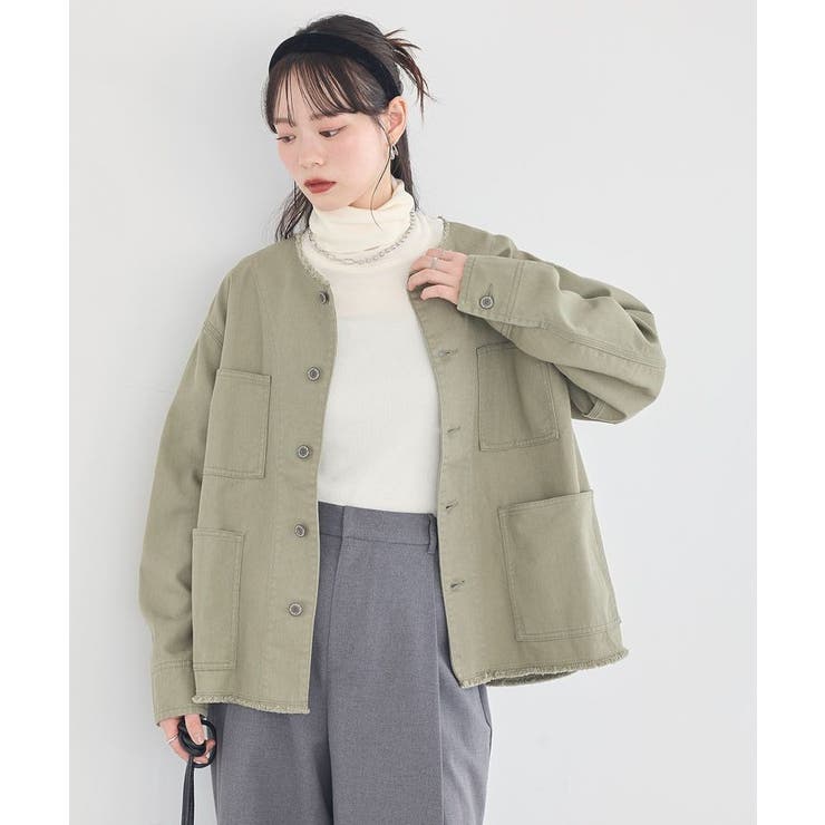 リブタートルネックプルオーバー | earth music&ecology  | 詳細画像16 