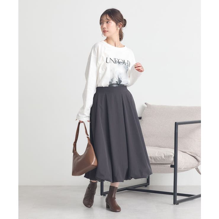 バルーンミディスカート | earth music&ecology  | 詳細画像10 