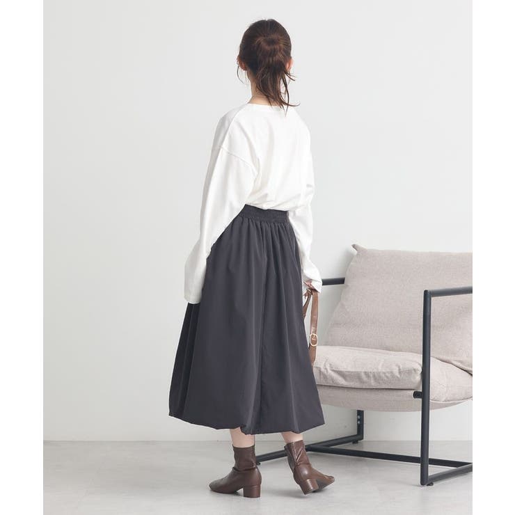 バルーンミディスカート | earth music&ecology  | 詳細画像12 