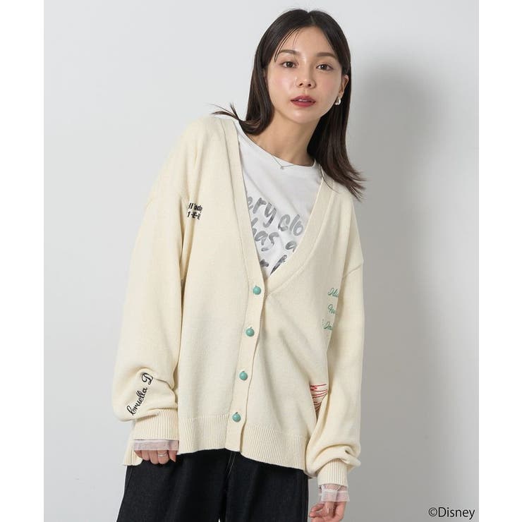 VILLAINS クルエラ　ニットカーデ アースミュージックアンドエコロジー earth music&ecology