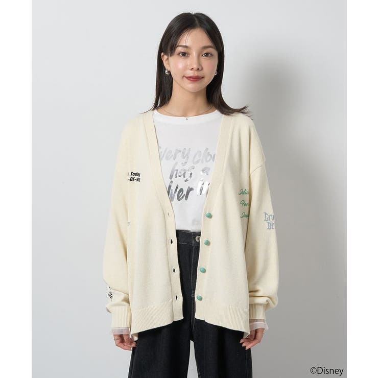 VILLAINS クルエラ　ニットカーデ アースミュージックアンドエコロジー earth music&ecology