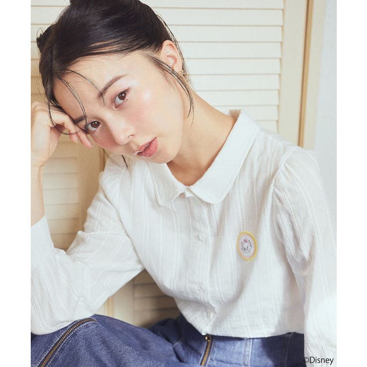 Disney/Marie/ワッペンブラウス | earth music&ecology  | 詳細画像4 