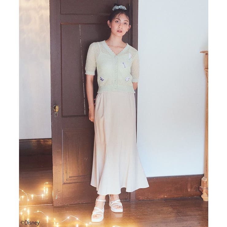 Tinker Bell/透かし編みカーディガン | earth music&ecology  | 詳細画像4 