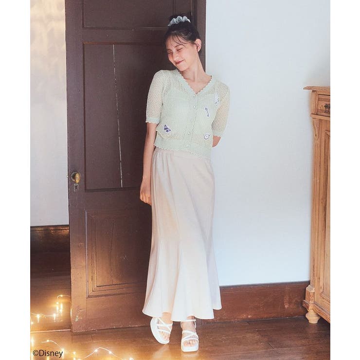 Tinker Bell/透かし編みカーディガン | earth music&ecology  | 詳細画像6 