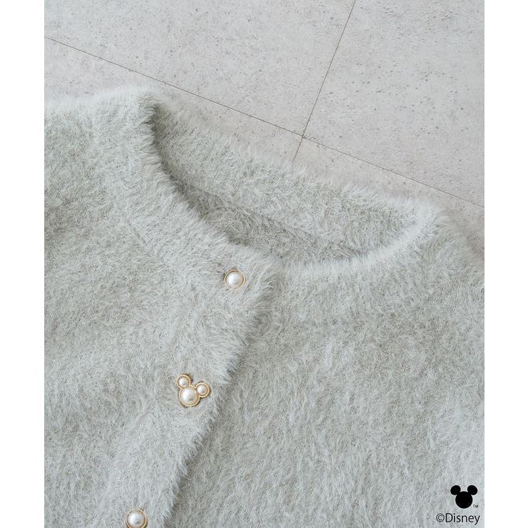 Disney/ポイントミッキーラメシャギーカーデ | earth music&ecology  | 詳細画像21 