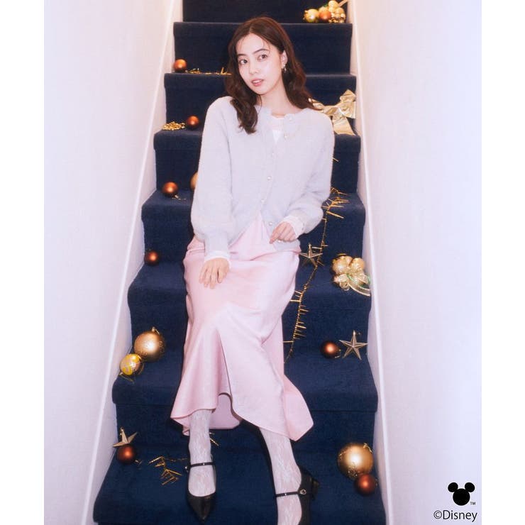 Disney/ポイントミッキーラメシャギーカーデ | earth music&ecology  | 詳細画像5 