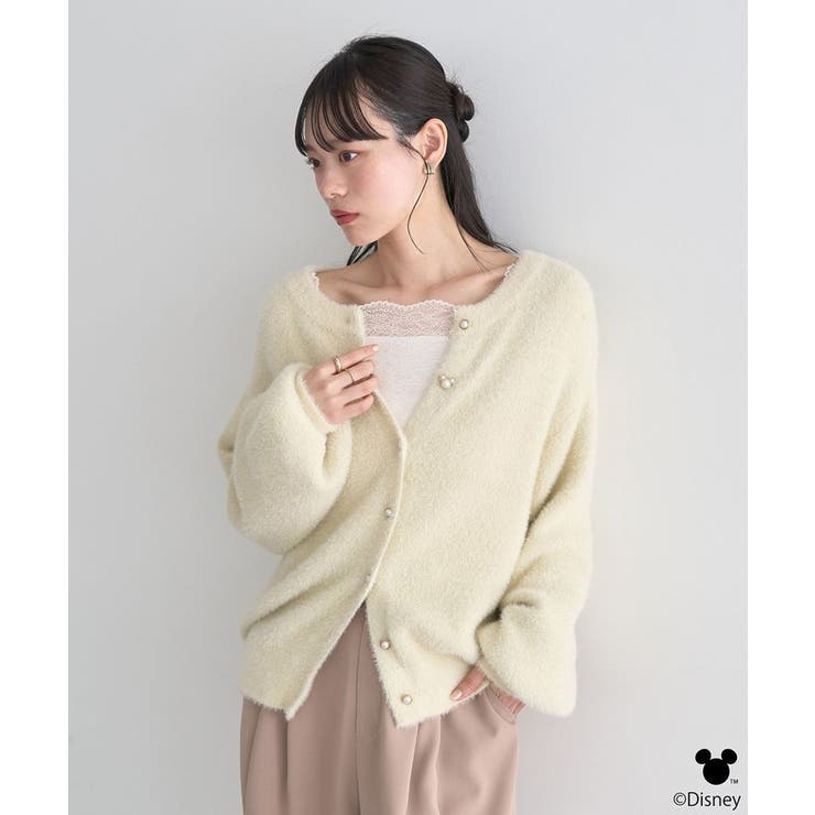 Disney/ポイントミッキーラメシャギーカーデ | earth music&ecology  | 詳細画像9 