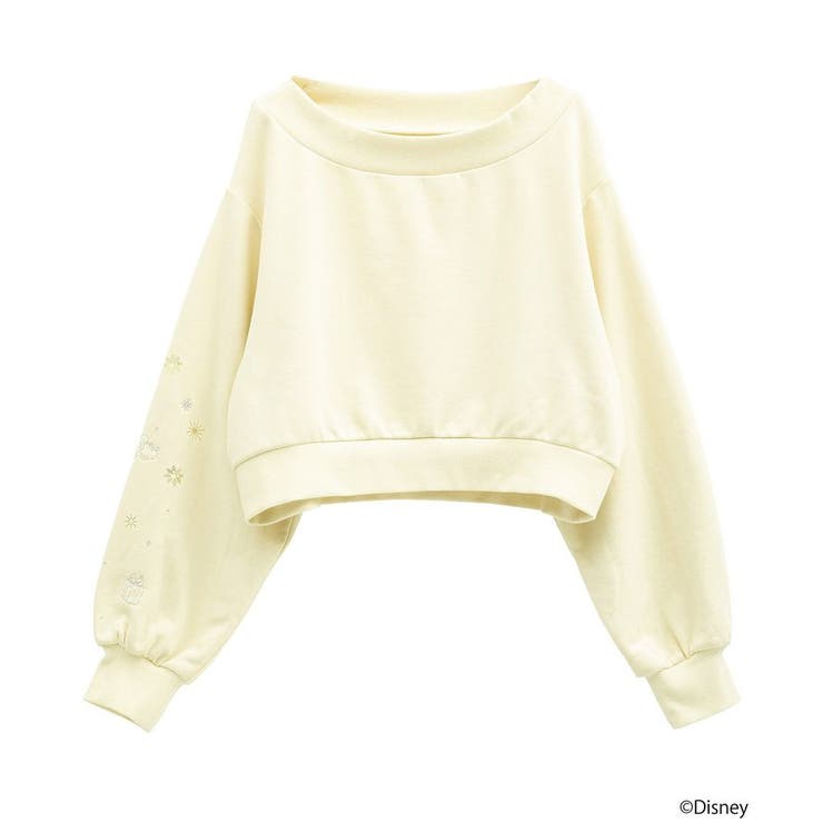 Disney/キラキラモチーフ刺繍オフショルスウェット | earth music&ecology  | 詳細画像30 