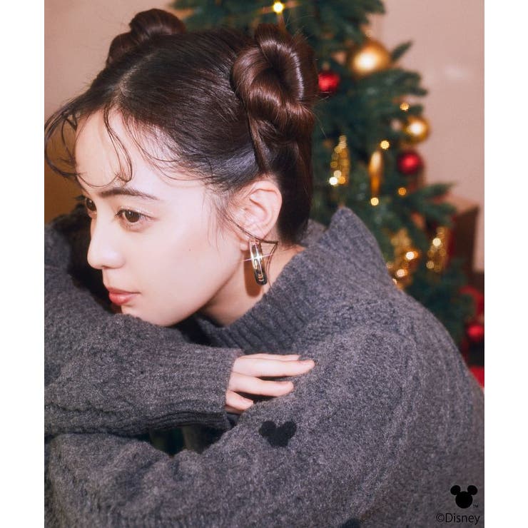 Disney/ポイントミッキーケーブルニット | earth music&ecology  | 詳細画像6 