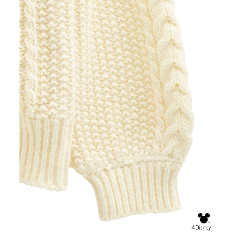 Disney/ポイントミッキーケーブルニット | earth music&ecology  | 詳細画像21 