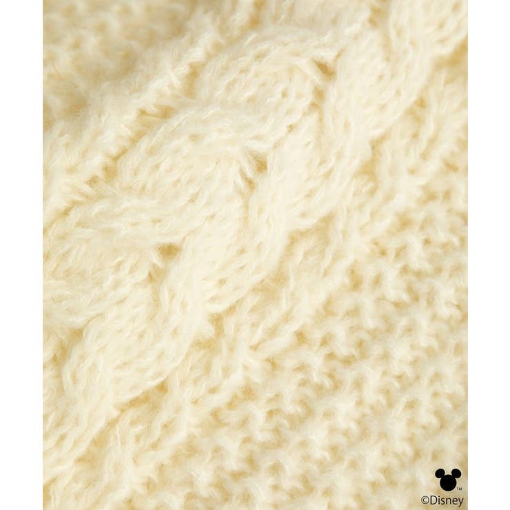 Disney/ポイントミッキーケーブルニット | earth music&ecology  | 詳細画像25 