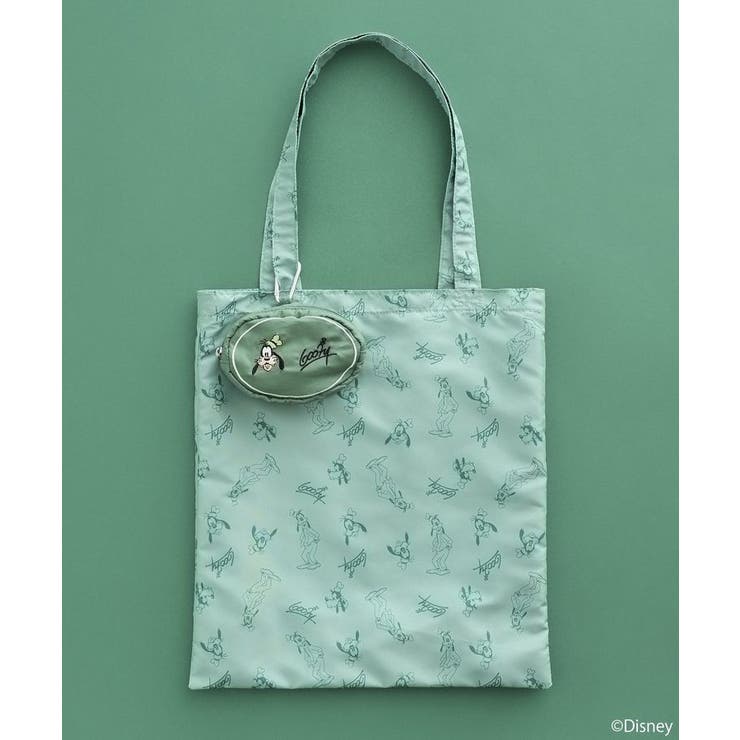 グリーン | Disney/アソートポーチ付きエコバッグ | earth music&ecology 