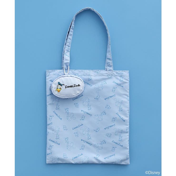 ライトブルー | Disney/アソートポーチ付きエコバッグ | earth music&ecology 