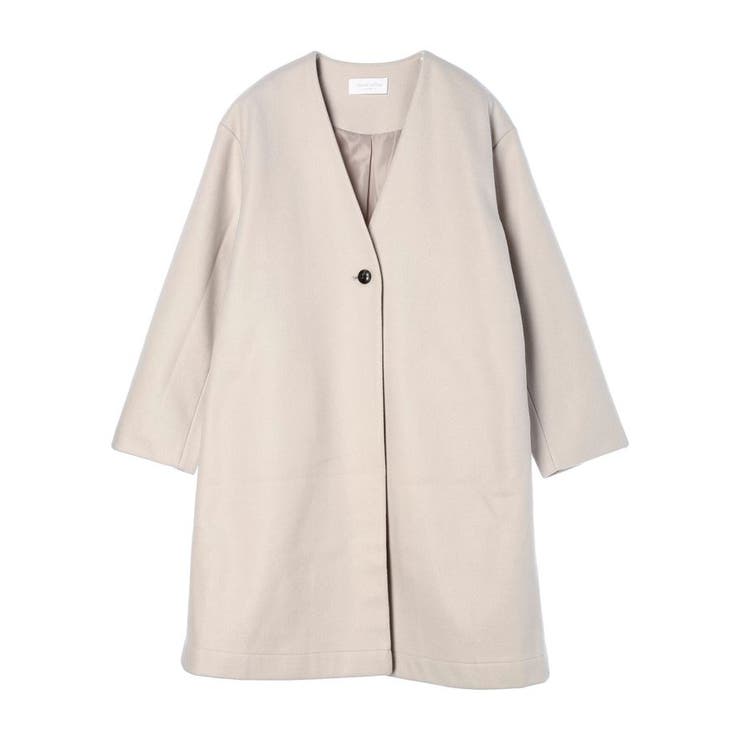 洗えるVネックミディ丈コート | Green Parks  | 詳細画像38 