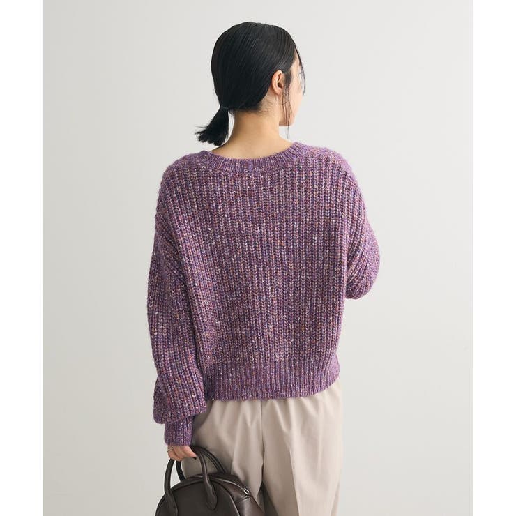 mixラメショートニットプルオーバー｜ファッション通販のSTRIPE CLUB