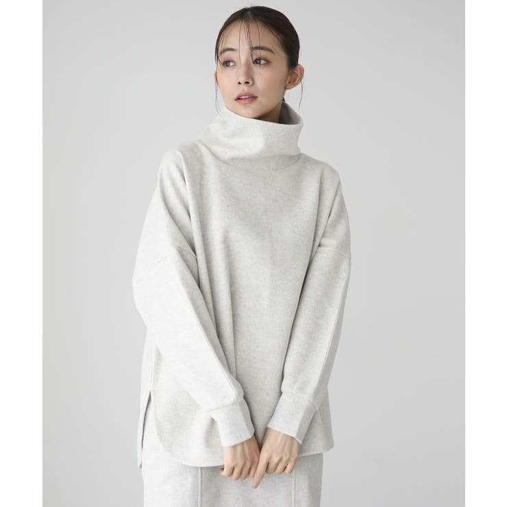 ポンチョタートルプルオーバー AP STUDIO タートルネック ポンチョ