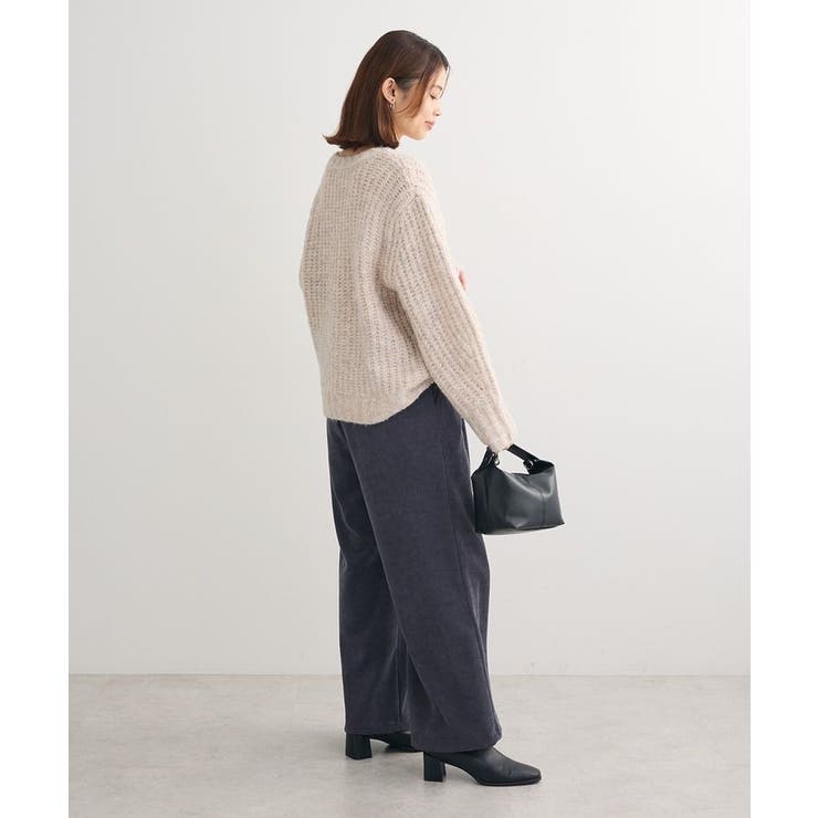 ざっくりローゲージニットプルオーバー[品番：GRPW0046746]｜Green