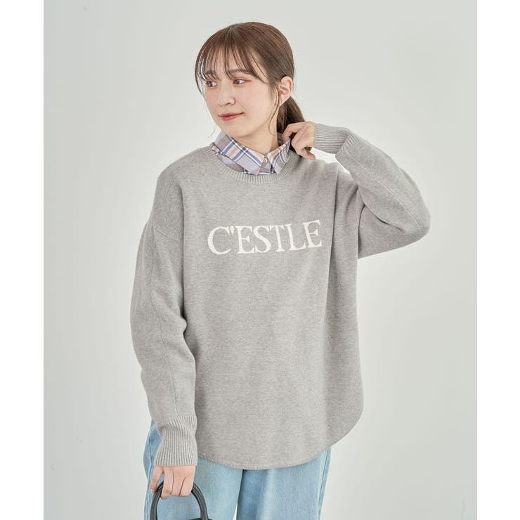 杢グレー | もちやわロゴニットプルオーバー | Green Parks 